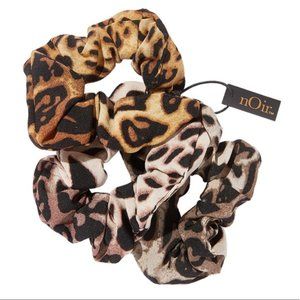 3 nOir Jewelry Ombre Animal Print Scrunchies
